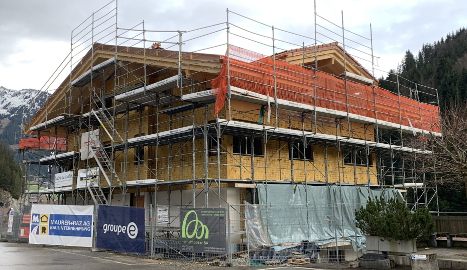 Betonstuetzen fuer Holzbau